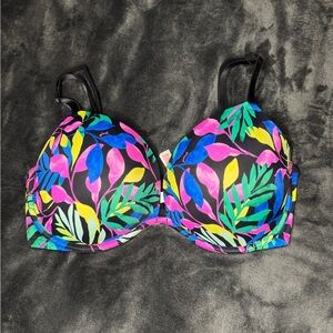 PINK Victoria's Secret Multicolor Leaf Bra